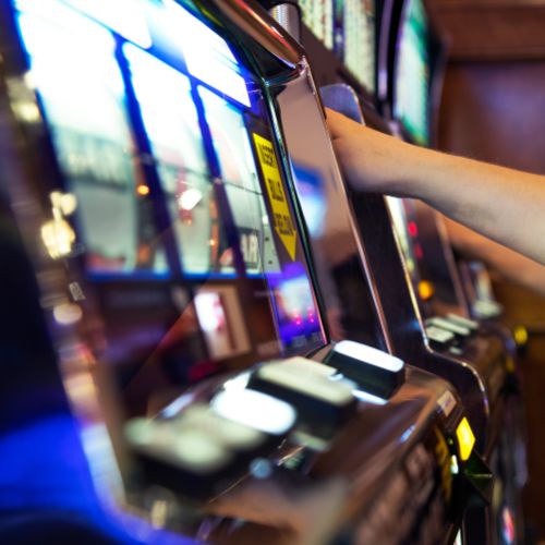 photo of a video lottery machine